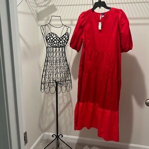 Color block Maxi Dress